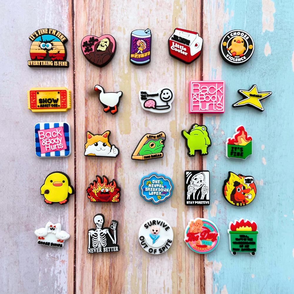 25PC  Funny Charm Magnets