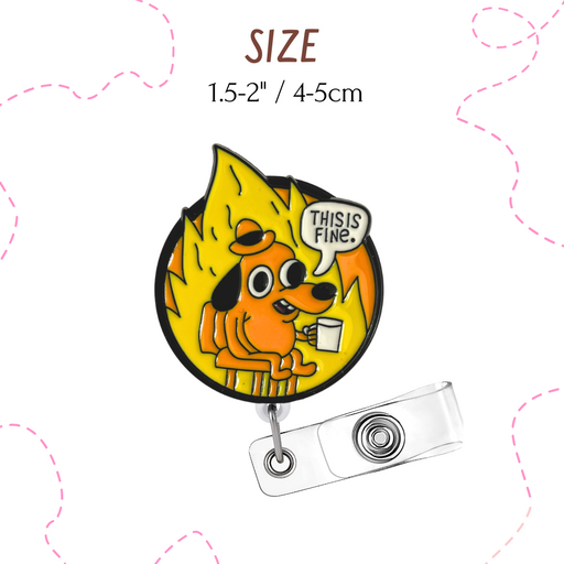 Enamel Badge Reel