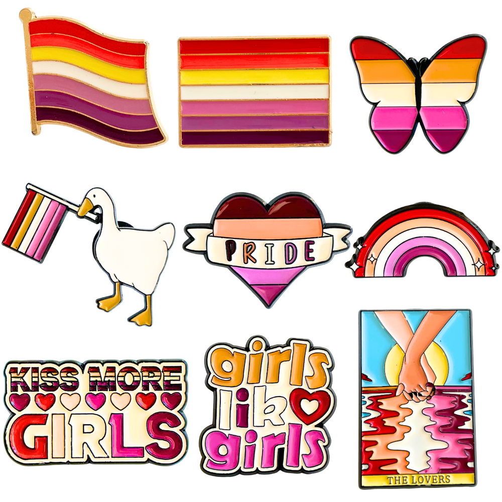 9PC Lesbian Pins