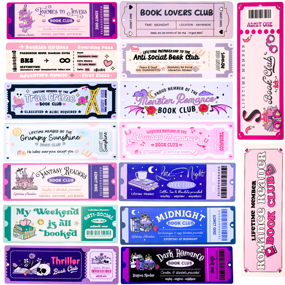 80PC Cute Bookmarks