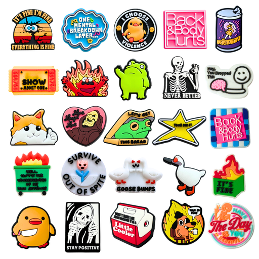 25PC  Funny Charm Magnets