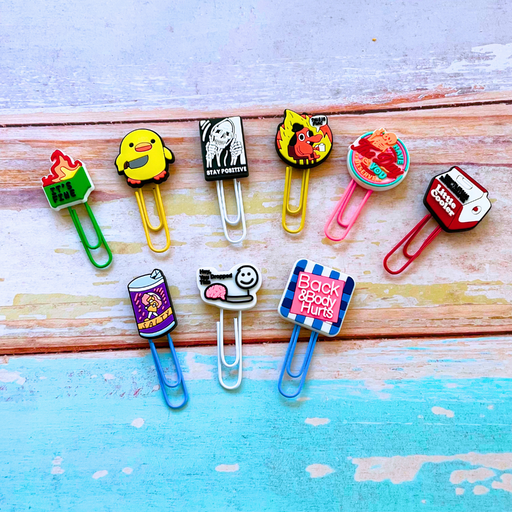 9PC Funny Charm Paperclips