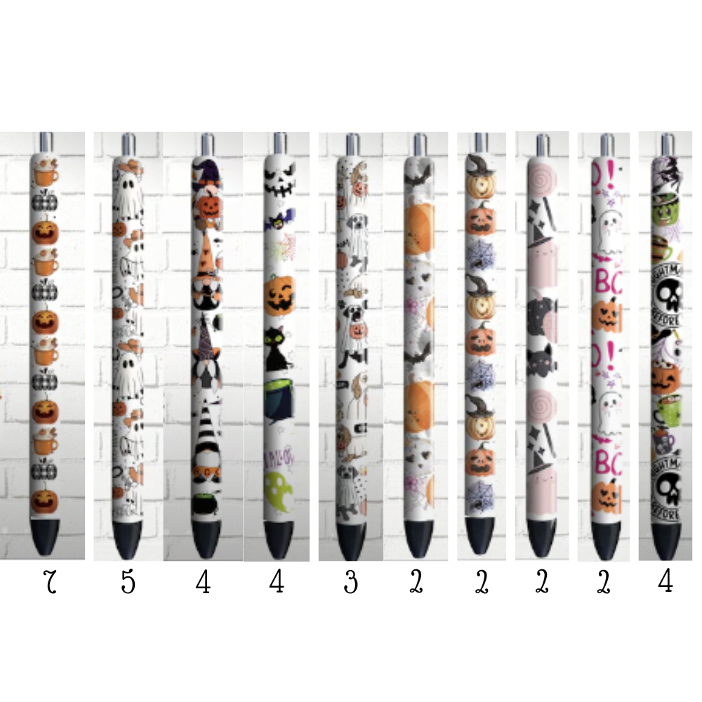 10PC Halloween Wrap Pens