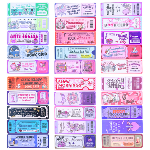 30PC  Book Club Bookmarks