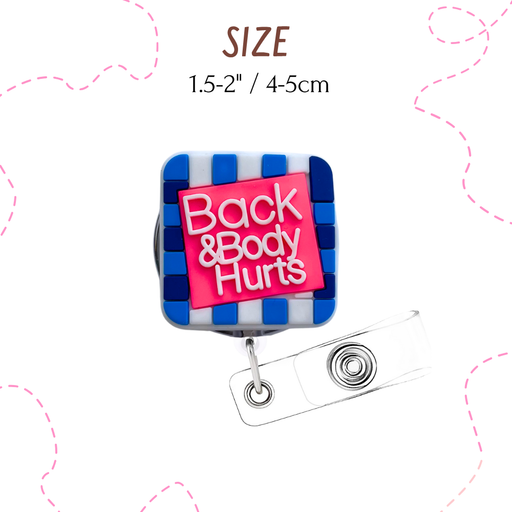 9PC  Funny Charm Badge Reels