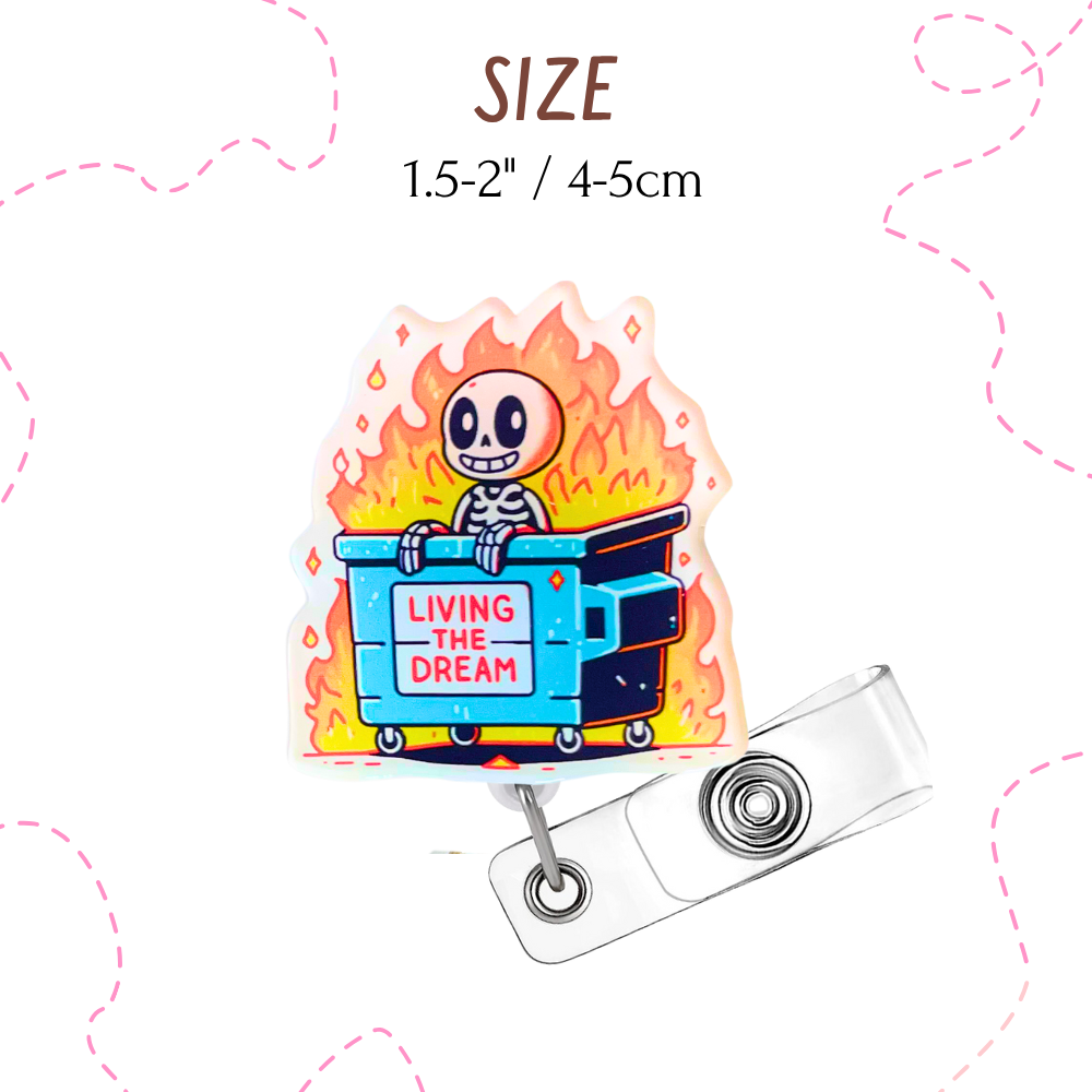 25PC  Funny Badge Reels