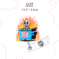 25PC  Funny Badge Reels