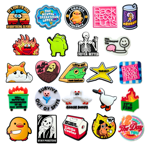 25PC  Funny Charm Magnets