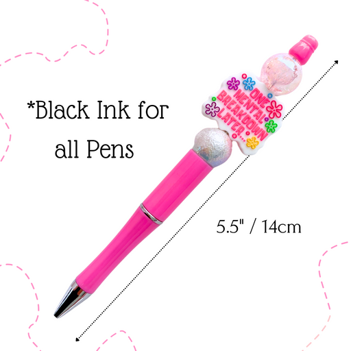 5PC Funny Beaded Pens