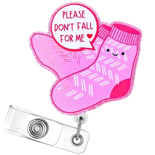 Don’t Fall for Me Badge Reel (Pink)