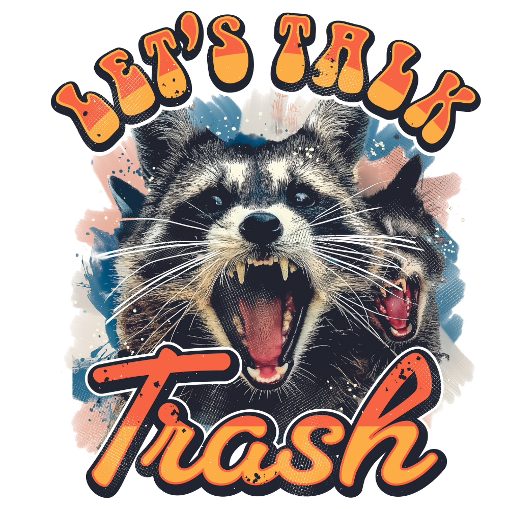50PC Raccoon Stickers