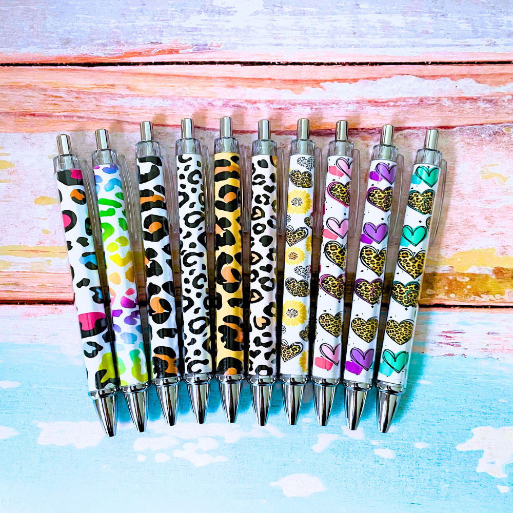 10PC Cheetah Pens