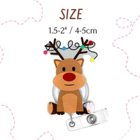Christmas Badge Reel Set