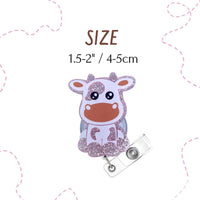 Cow Badge Reel