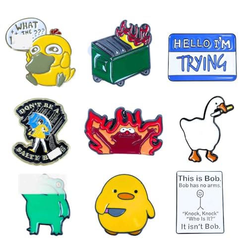 Funny Enamel Pin Set