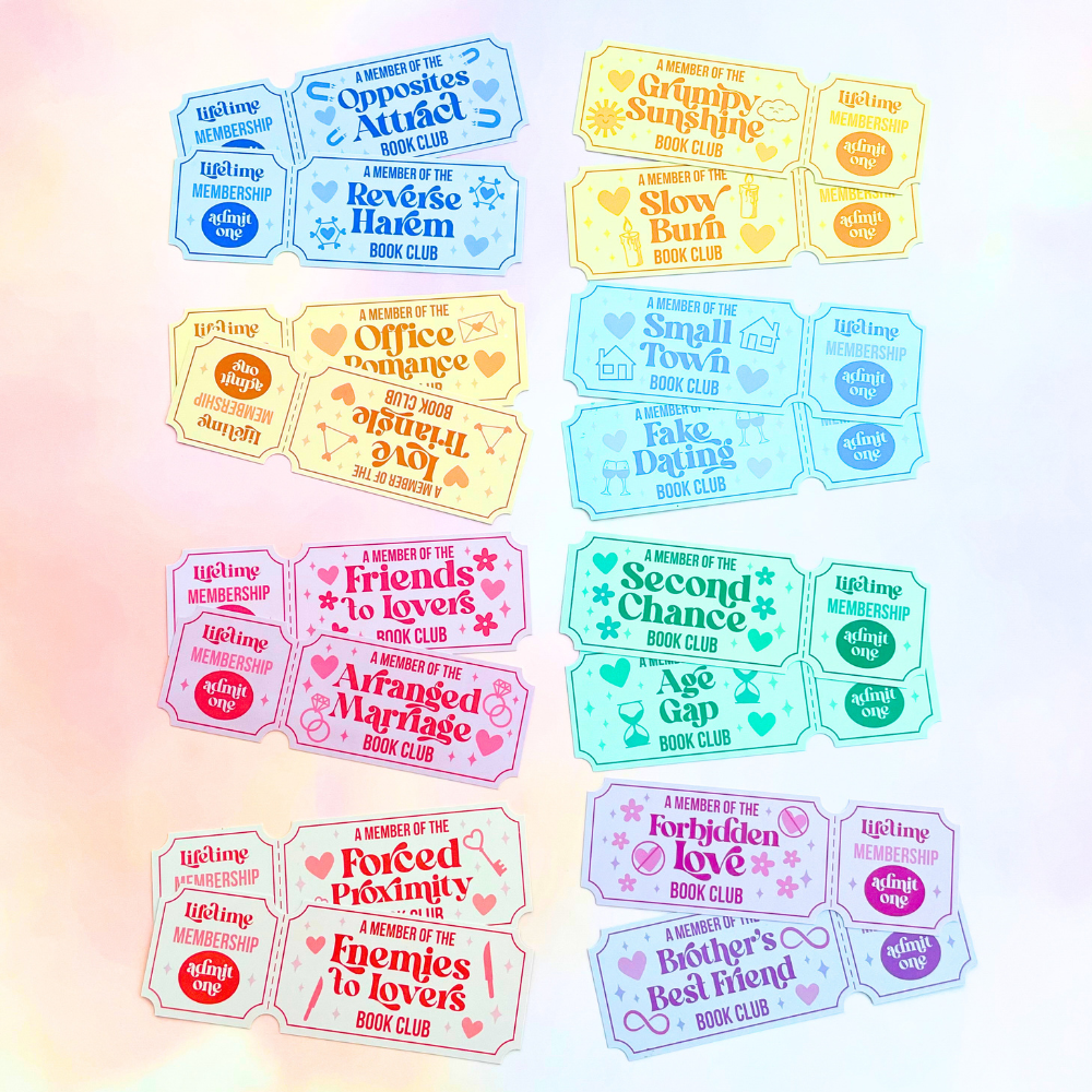 16PC Book Trope Bookmarks