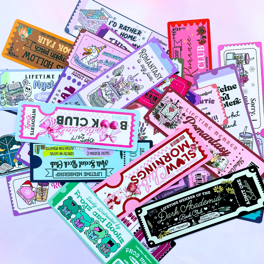 30PC  Book Club Bookmarks