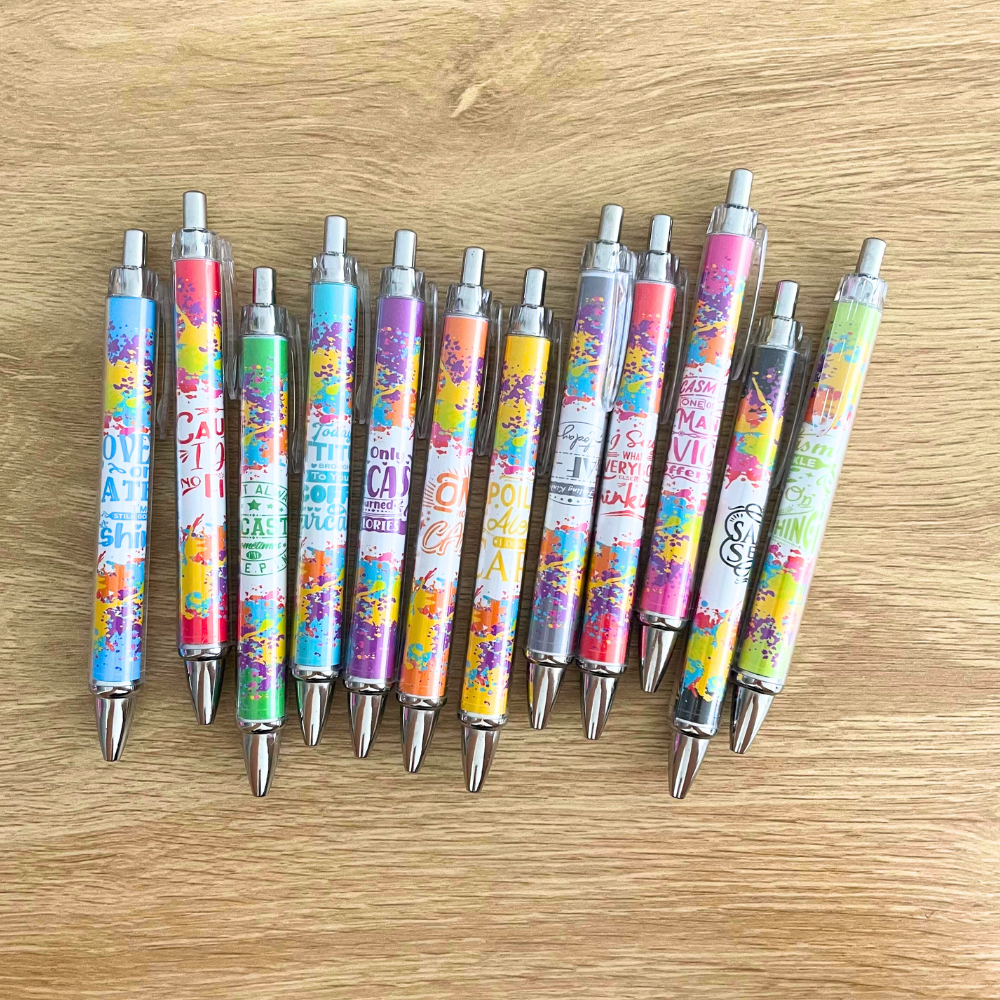 12PC  Funny Sublimation Pens