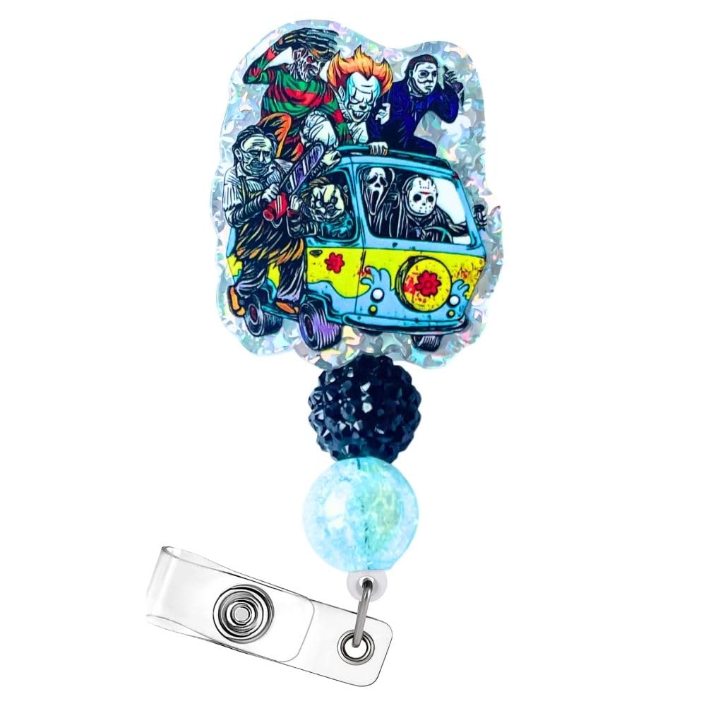 Horror Friends Halloween Badge Reel