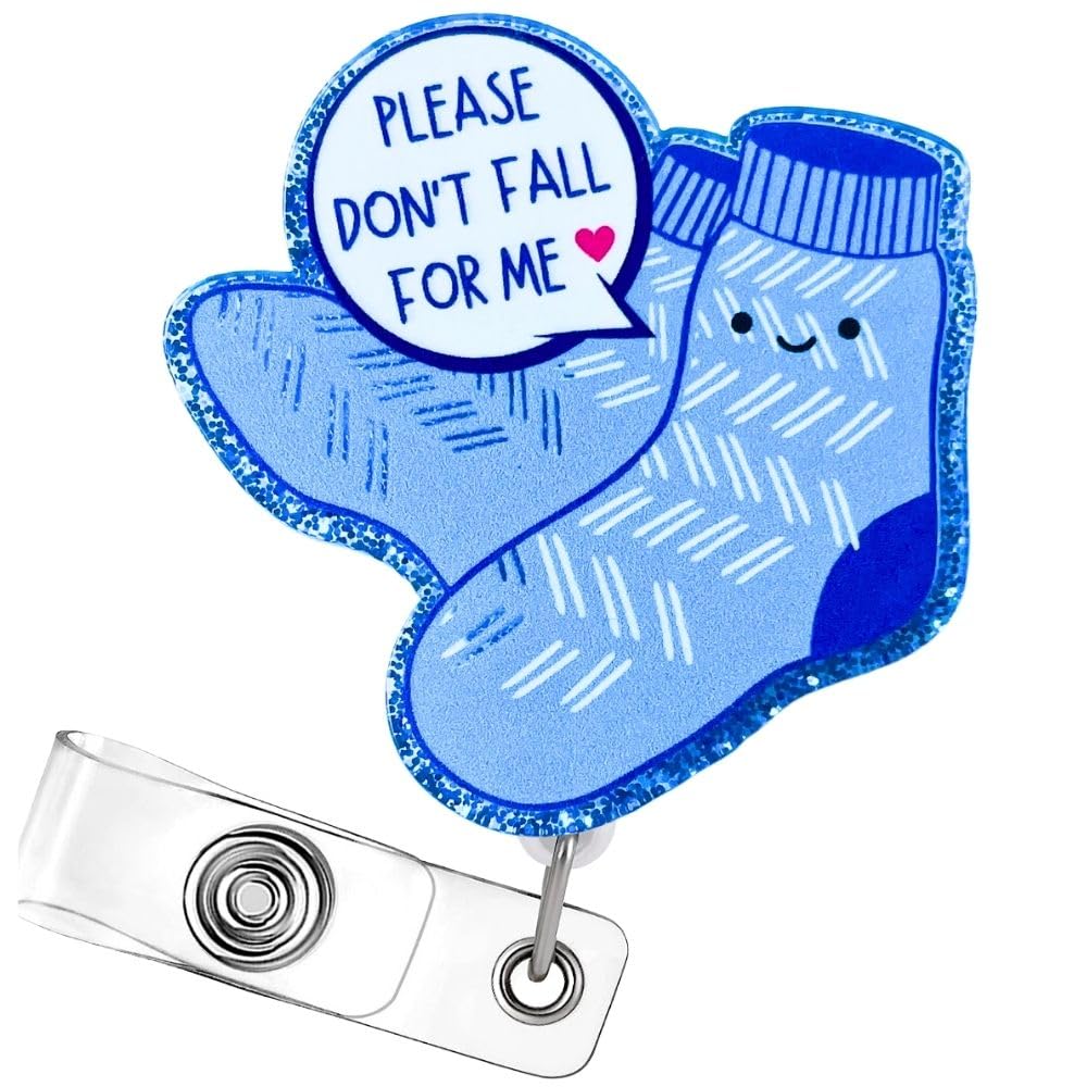 Don’t Fall for Me Badge Reel (Blue)