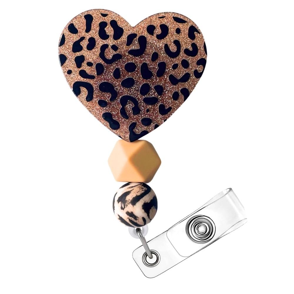 Cheetah Heart Badge Reel