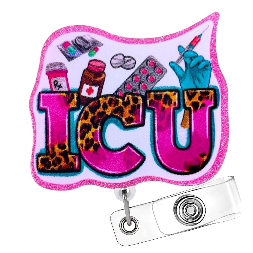 ICU Nurse Badge Reel