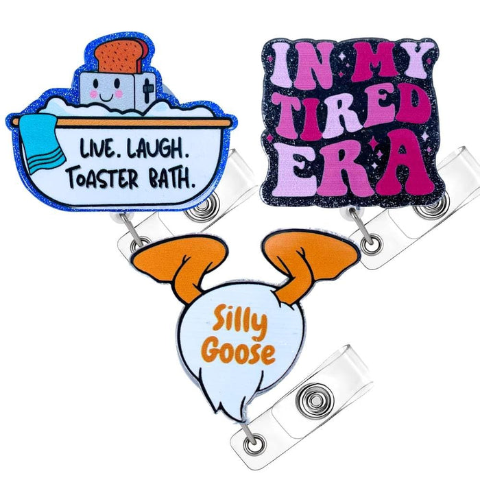 Sarcastic Badge Reel 3PC