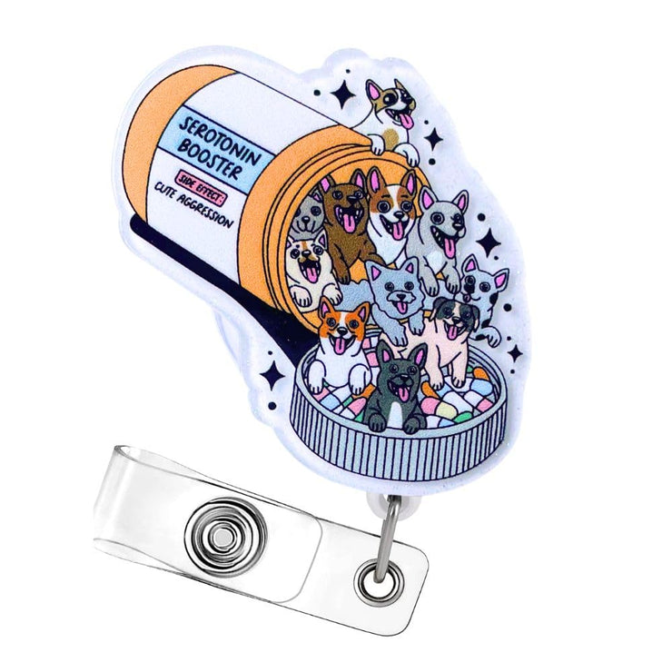 Dog Badge Reel