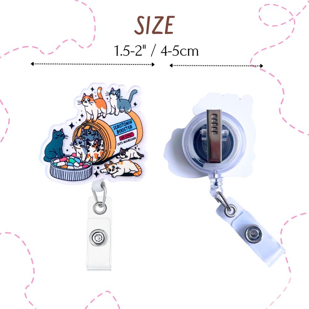 Cat Badge Reel