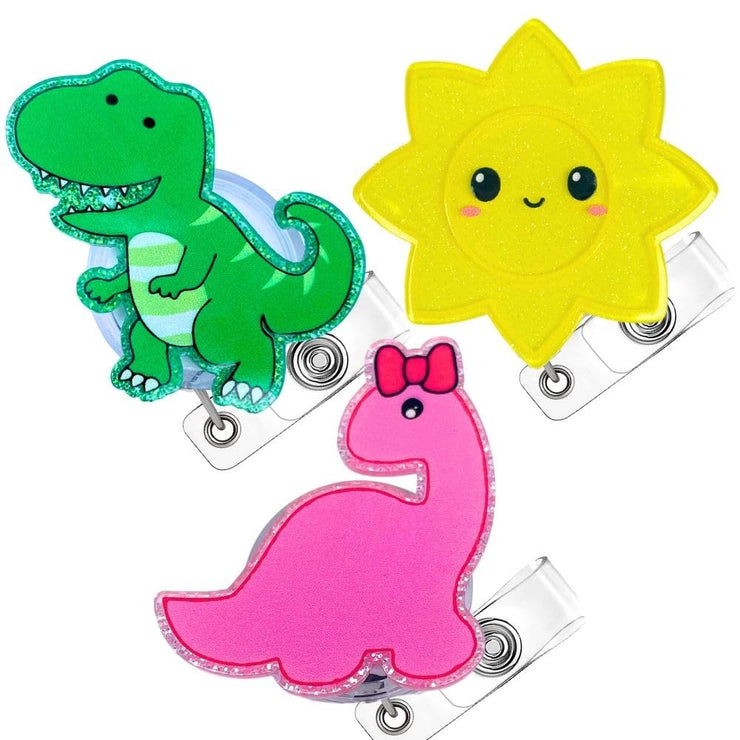 The Whimsical Trio Badge Reel