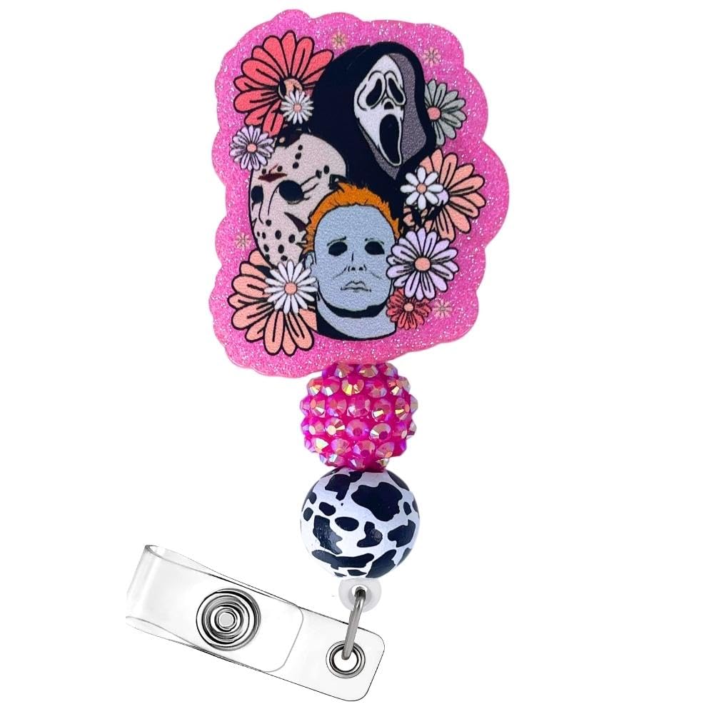 Beaded Badge Reel Single Parent