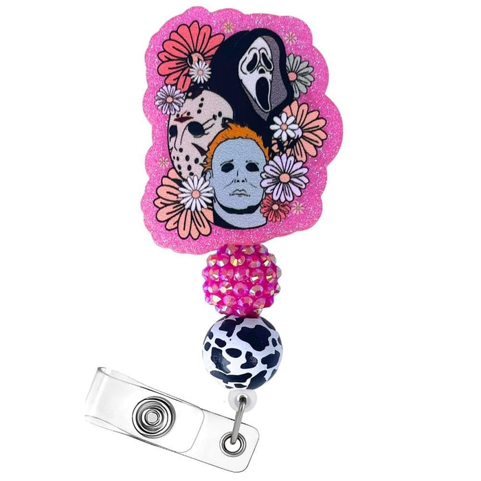 Beaded Badge Reel Single Parent
