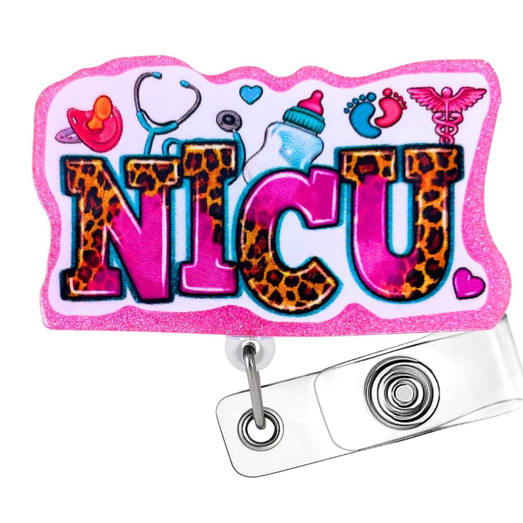 NICU Nurse Vibes Badge Reel