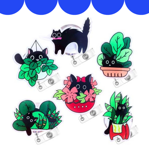 Purrfect Badge Reel Pack