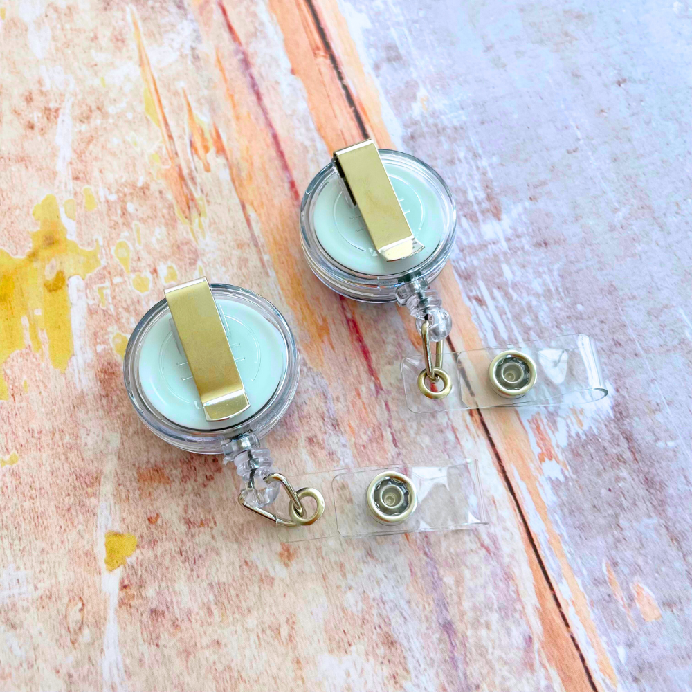 9PC  Funny Charm Badge Reels