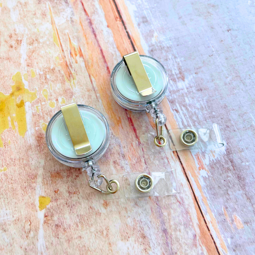 9PC  Funny Charm Badge Reels