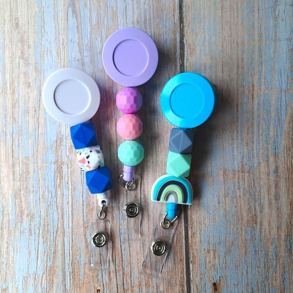 Beaded Badge Reel Set