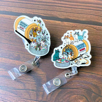 Cat Badge Reel
