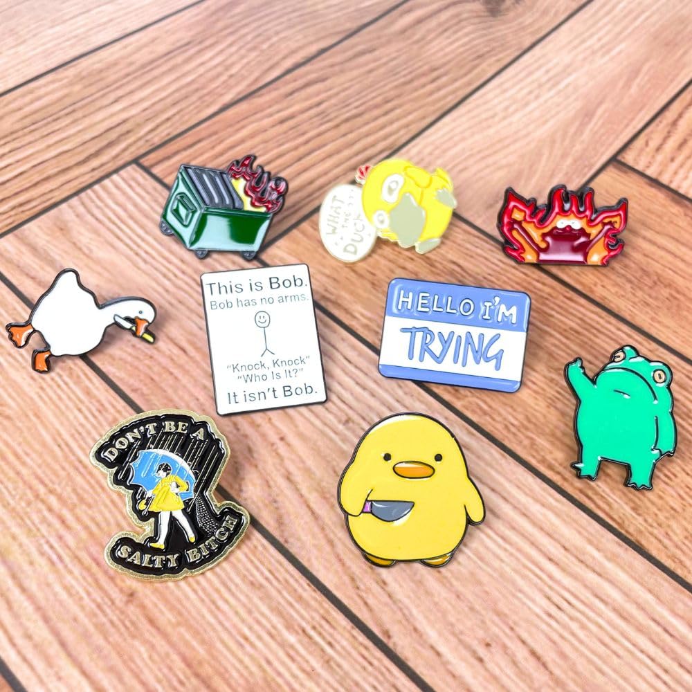 Funny Enamel Pin Set