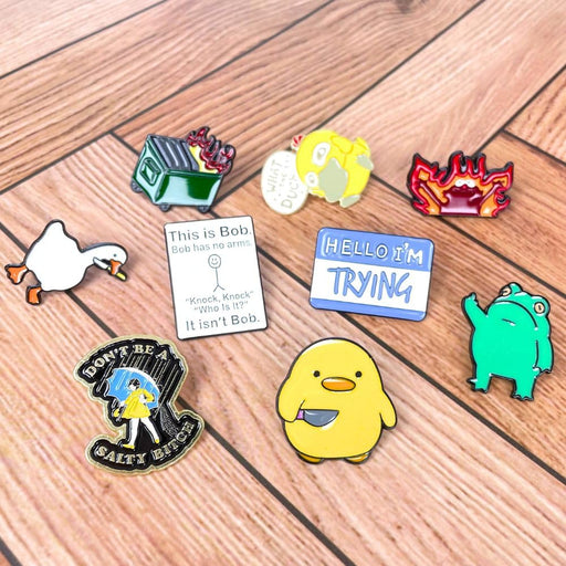 Funny Enamel Pin Set