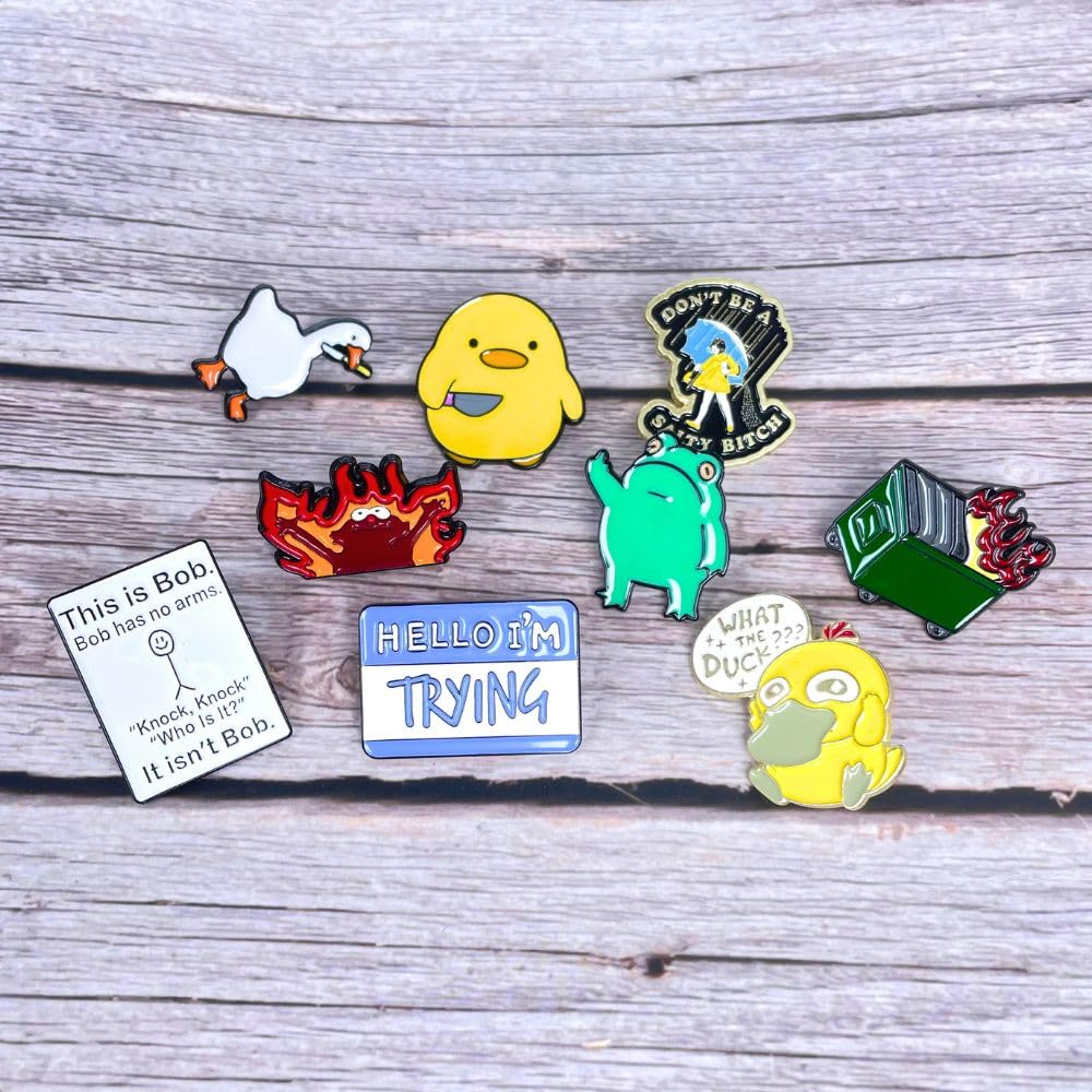 Funny Enamel Pin Set