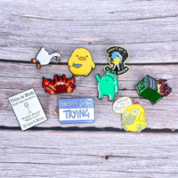 Funny Enamel Pin Set