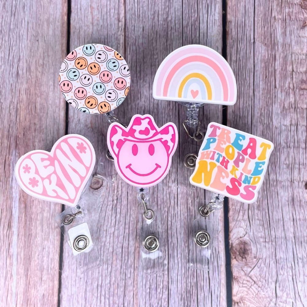 Retro Badge Reel 5PCs