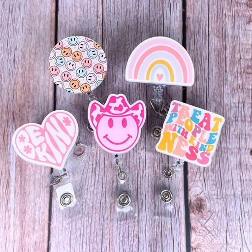 Retro Badge Reel 5PCs