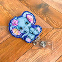 Elephant Badge Reel