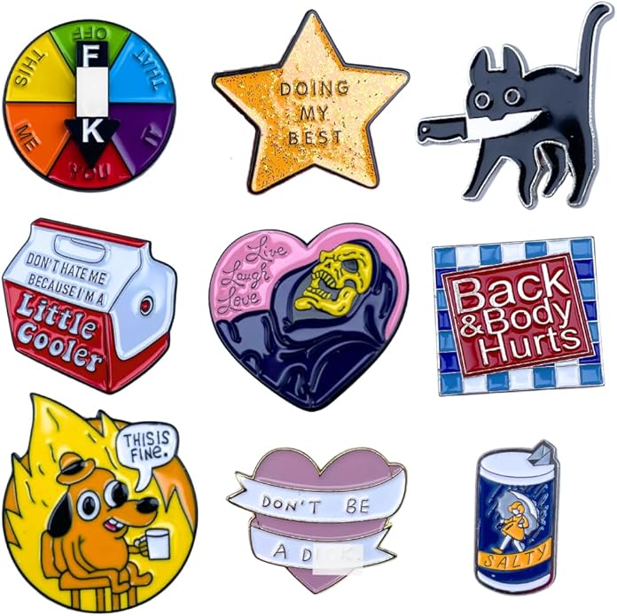 Meme Squad Enamel Pins