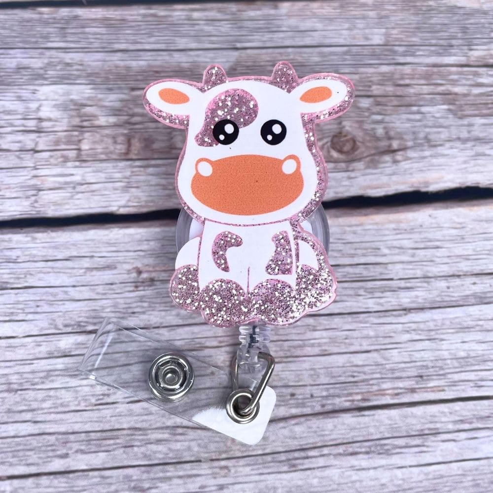 Cow Badge Reel