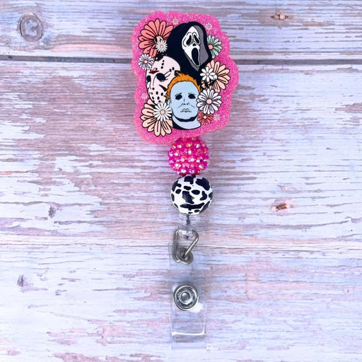Beaded Badge Reel Single Parent