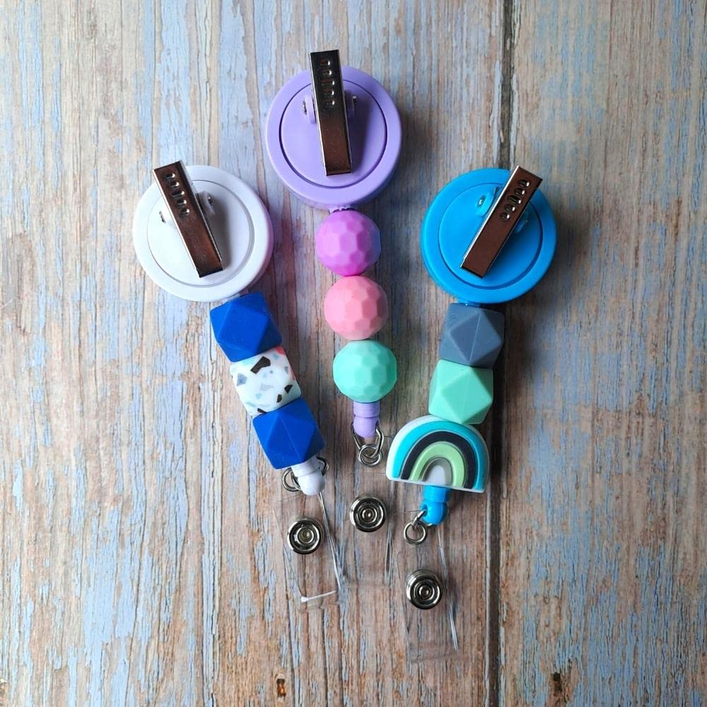 Beaded Badge Reel Set