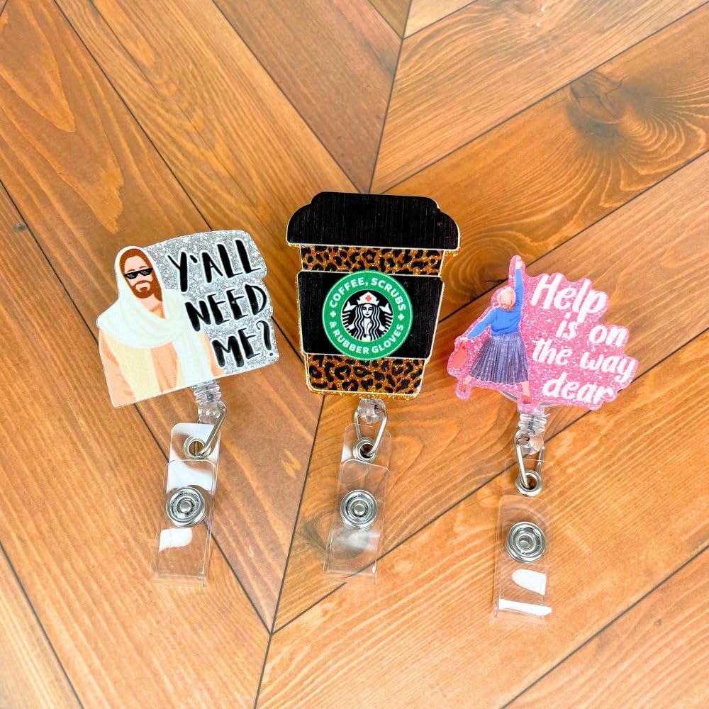 Heart Badge Reel Set